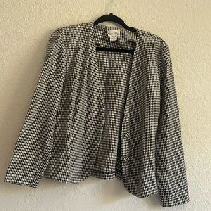 Vintage houndstooth coat